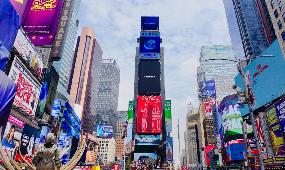 汽车租赁广告牌