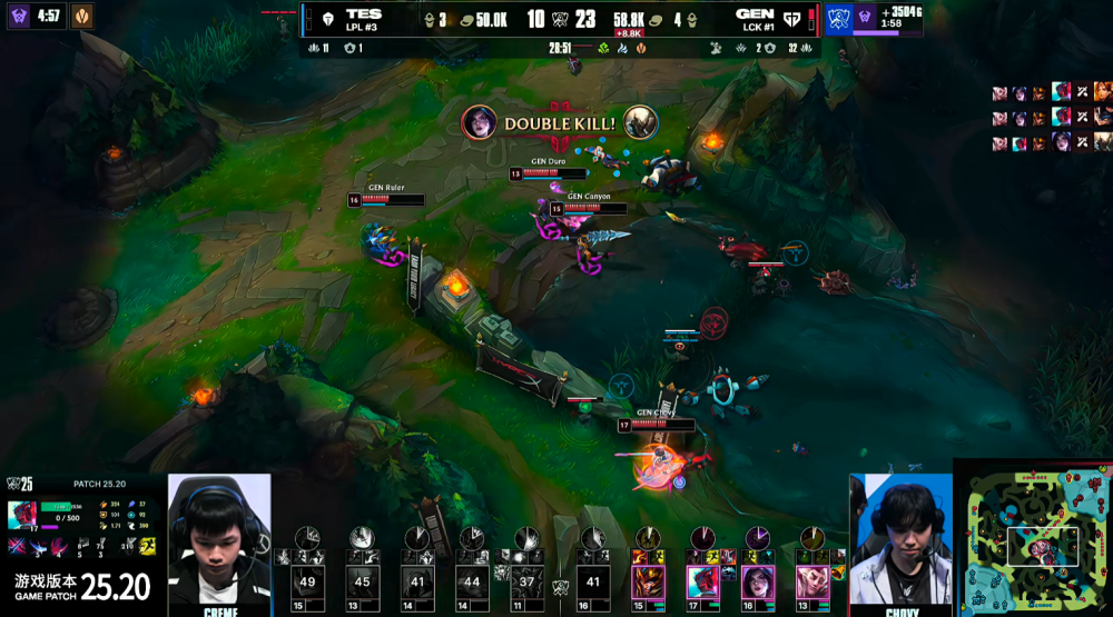 GEN战胜TES晋级S15八强