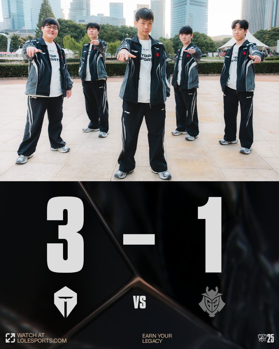 TES击败G2挺进S15四强 TES击败G2挺进S15四强