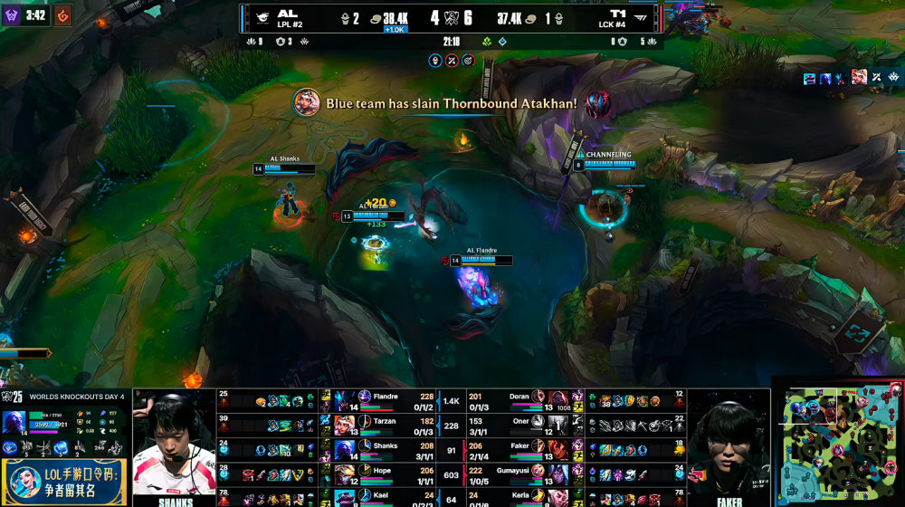 AL2-3不敌T1止步S15八强 AL2-3不敌T1止步S15八强