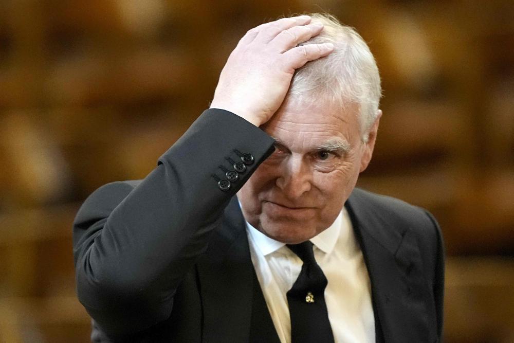 安德鲁仅剩的荣誉军衔将被剥夺