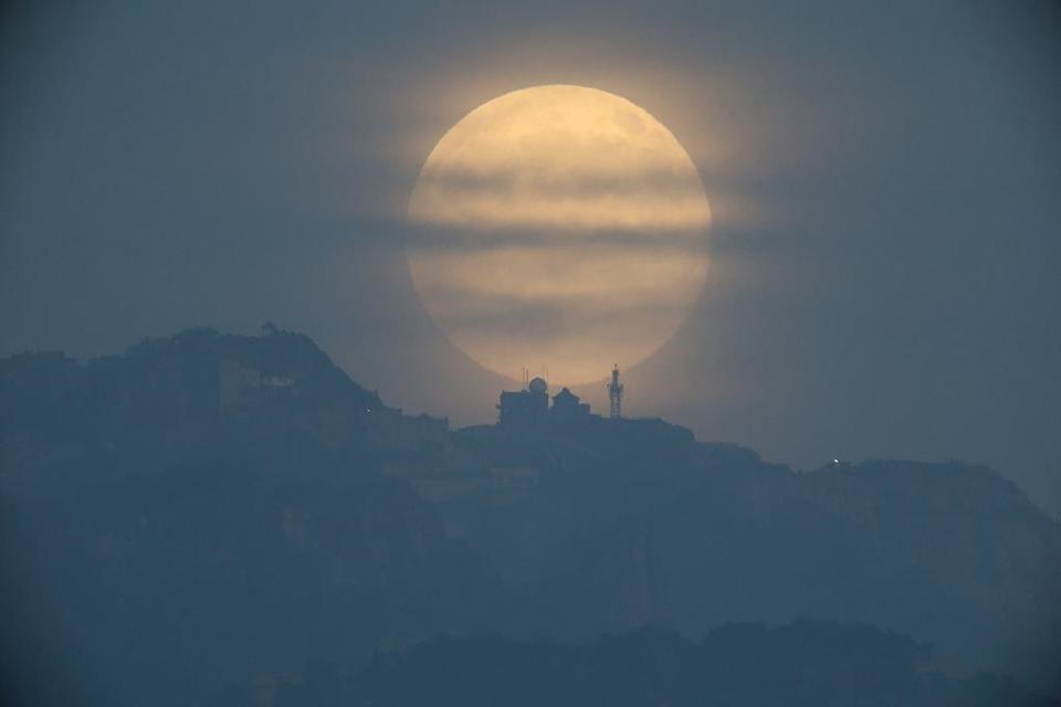 超级月亮惊艳大图