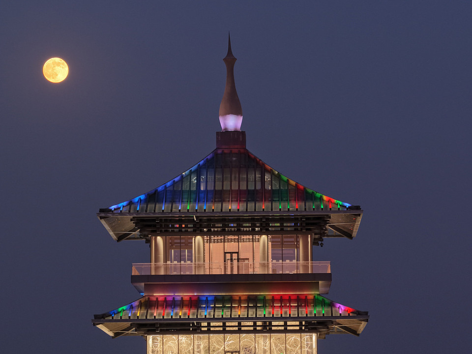 超级月亮惊艳大图