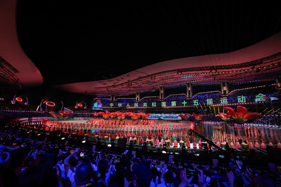 全运会开幕式高清大图来了