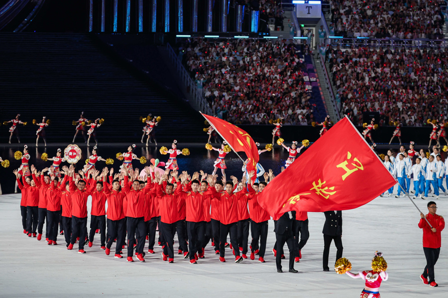 全运会开幕式高清大图来了