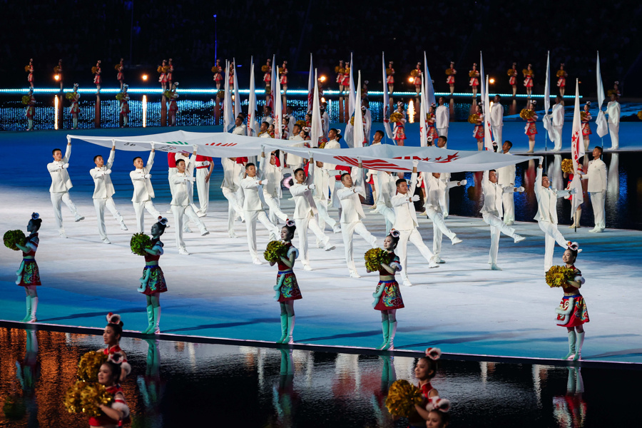 全运会开幕式高清大图来了