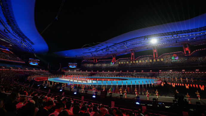 全运会开幕式高清大图来了