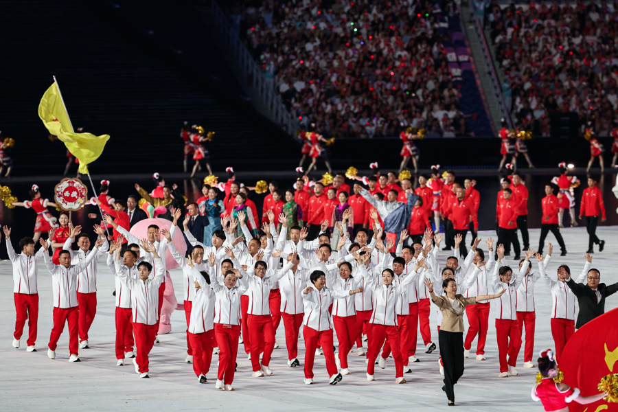 全运会开幕式高清大图来了