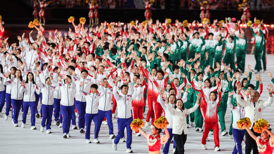 全运会开幕式高清大图来了