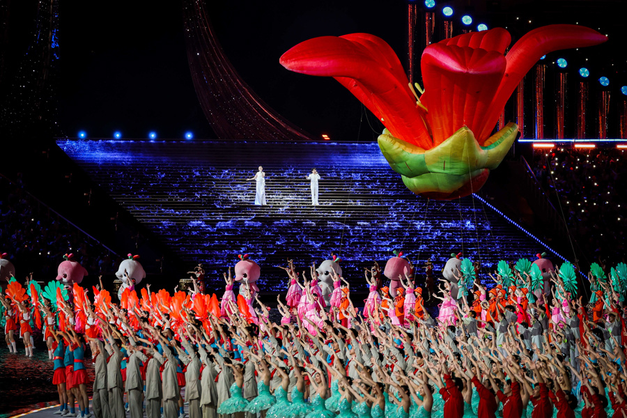 全运会开幕式高清大图来了