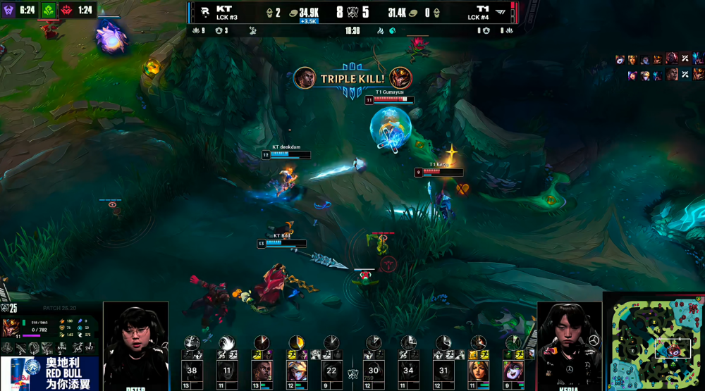 S15决赛T1战胜KT夺冠