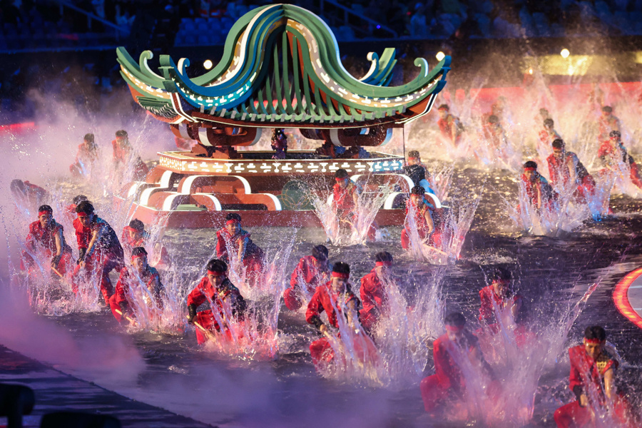 全运会开幕式高清大图来了