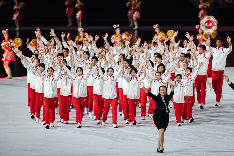 全运会开幕式高清大图来了