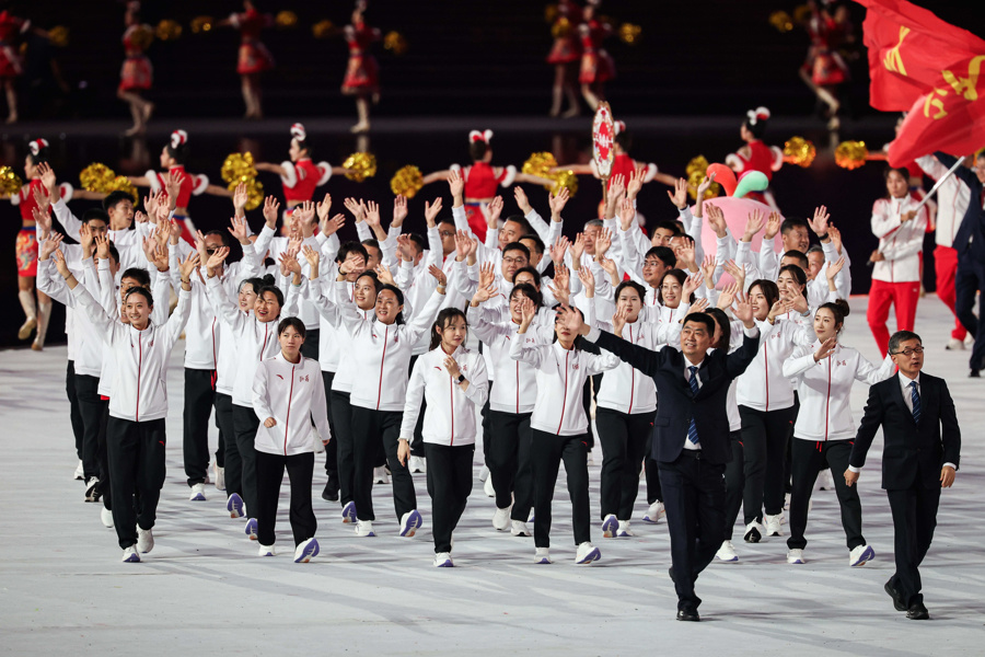 全运会开幕式高清大图来了