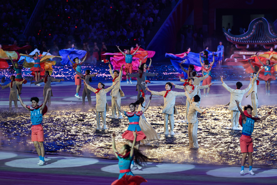 全运会开幕式高清大图来了