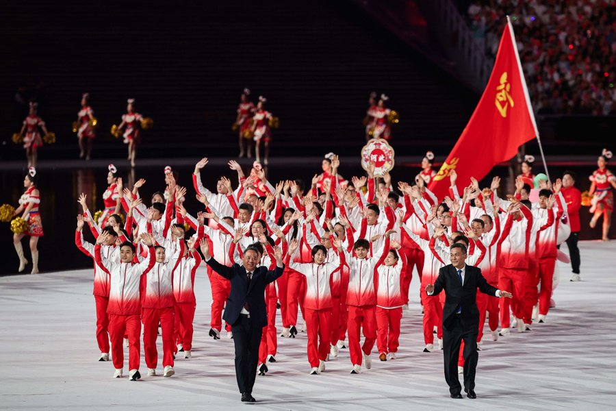 全运会开幕式高清大图来了