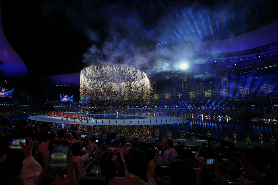 全运会开幕式高清大图来了