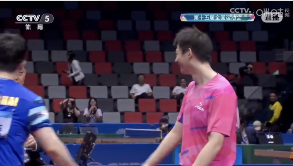 樊振东迎全运会开门红4-0周雨