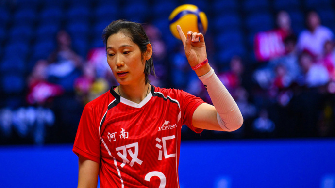 朱婷率领河南女排3连胜