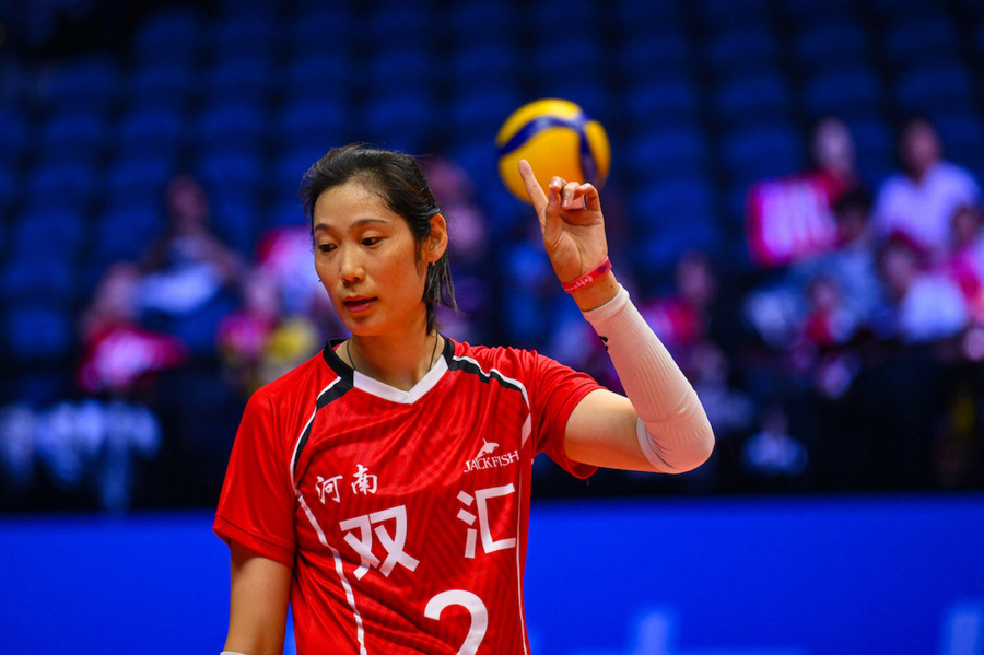 朱婷率领河南女排3连胜
