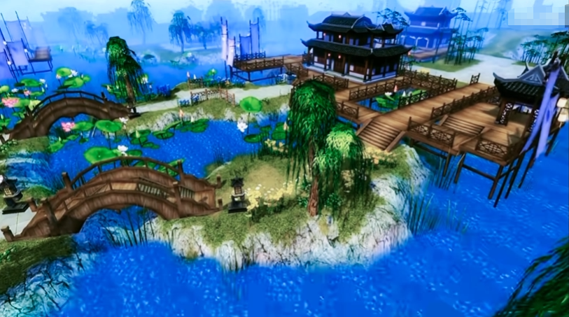 两代“慕容复”梦幻联动