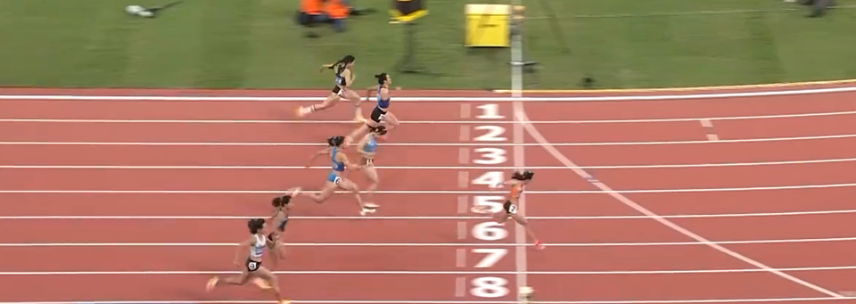 16岁陈妤颉获女子百米冠军