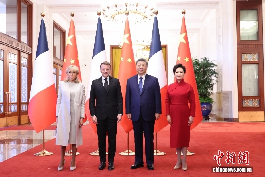 習(xí)近平同法國總統(tǒng)馬克龍舉行會談