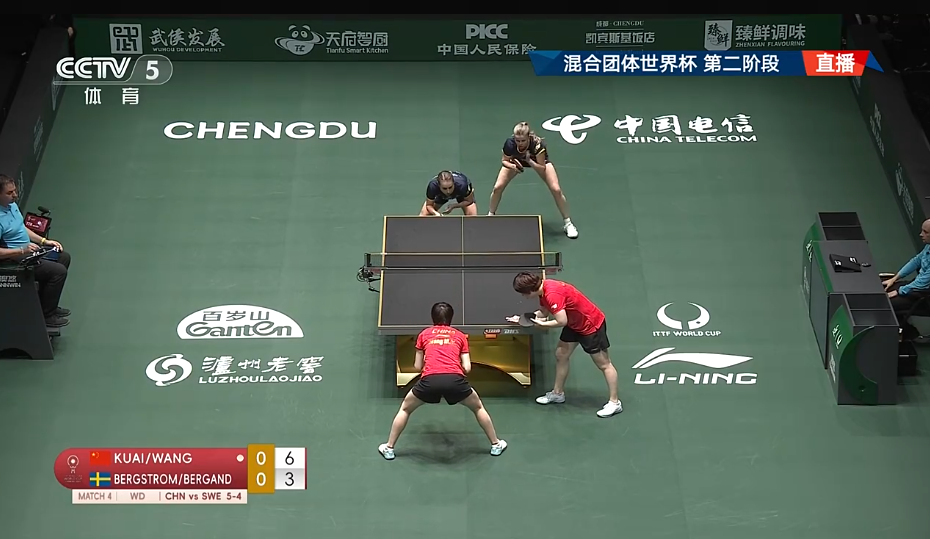 九連勝！混團世界杯國乒8比4勝瑞典