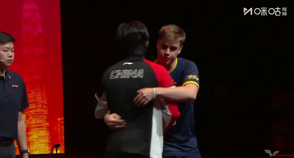 莫雷加德透露王楚钦退赛细节