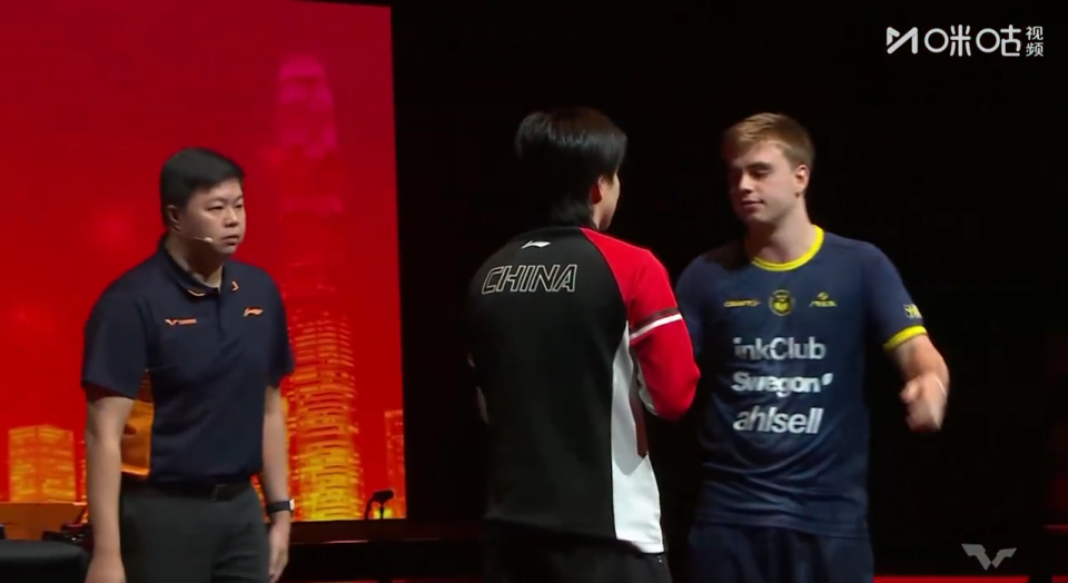 莫雷加德透露王楚钦退赛细节