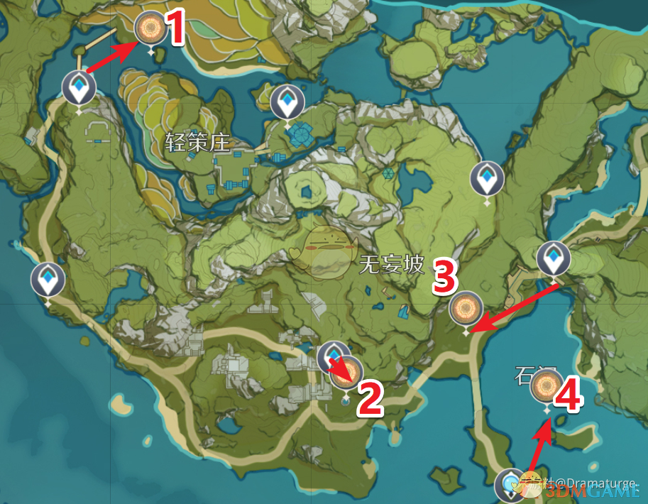 《原神》压力板机关与宝箱全收集指南