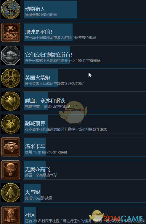 帝国时代3：决定版 全成就整理与达成思路（玩家向版本）