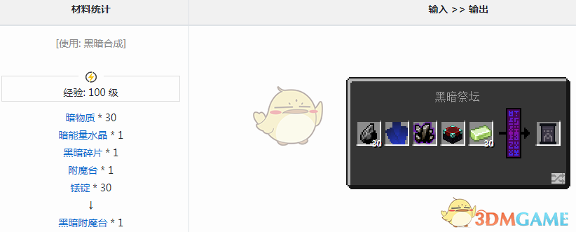 《我的世界》魔法金属黑暗附魔台获取方式详解