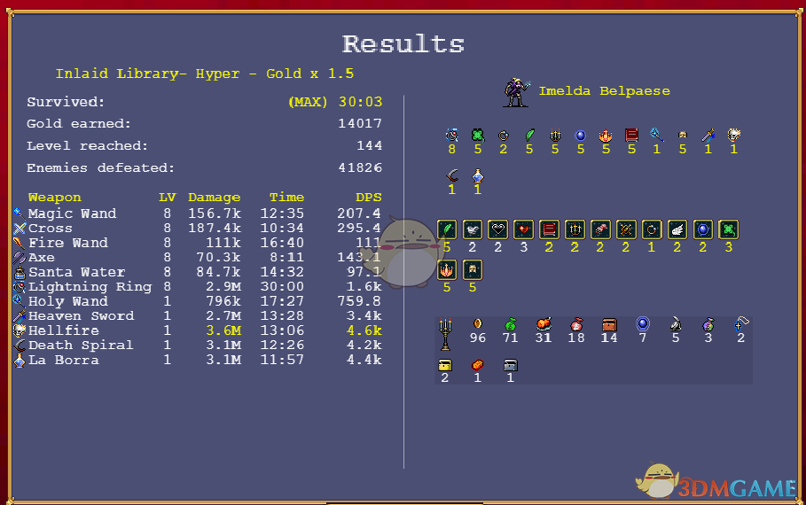 《吸血鬼幸存者 Imelda 刷钱玩法实用分享》