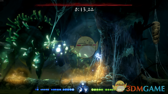 《〈奥日与萤火意志〉困难难度：蜘蛛Boss无伤实战攻略》