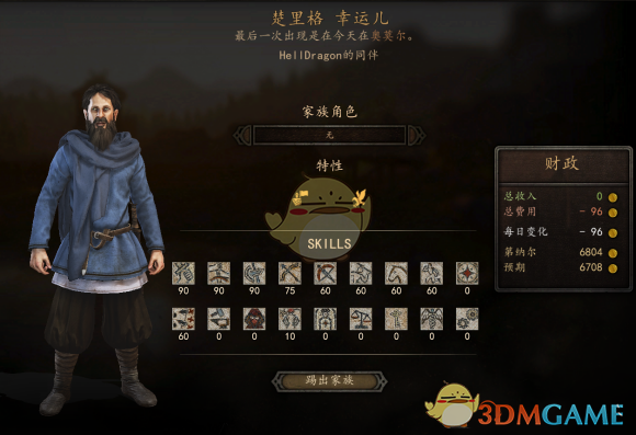 《骑马与砍杀2》全NPC属性与特长整理：谁值得带在身边？