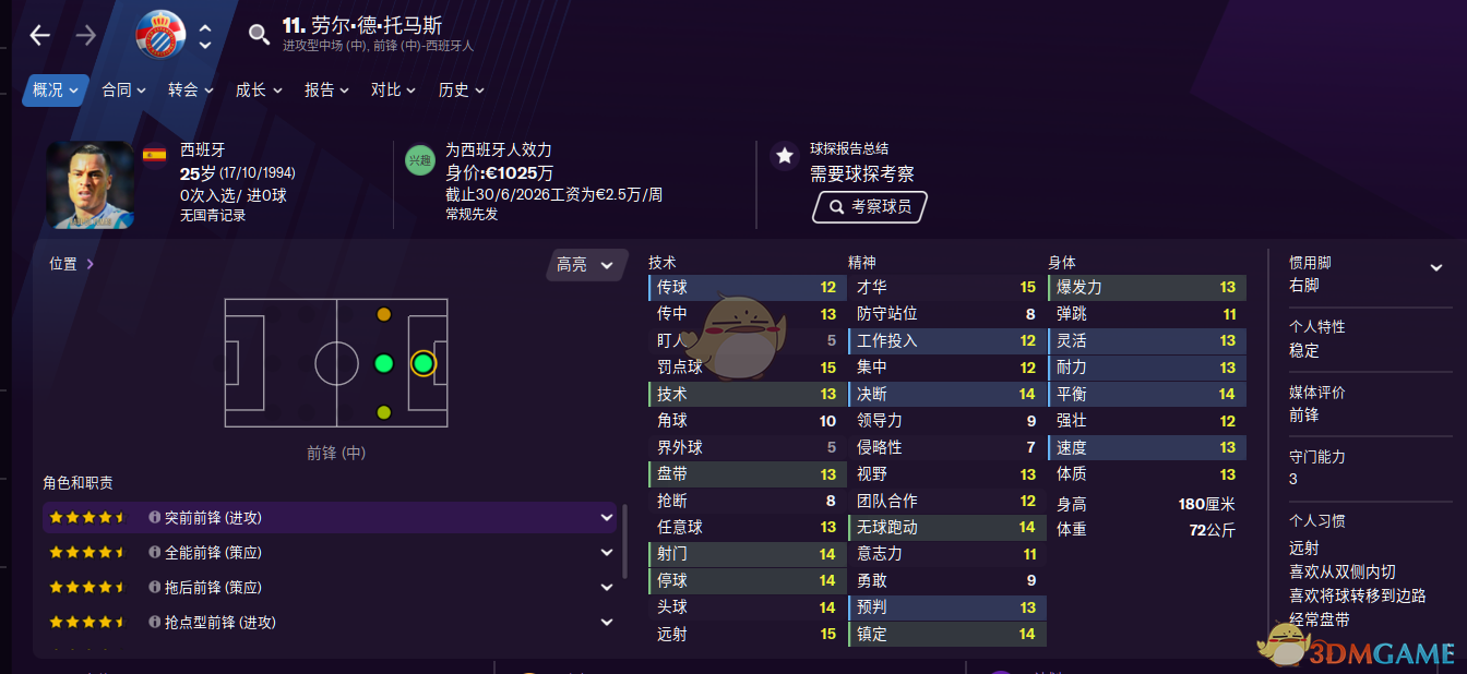《足球经理2021》里好用的实用型前锋，到底该怎么选？