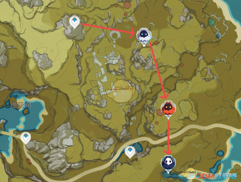 《原神》全地图法师讨伐路线：随手一圈，把法师材料都顺完