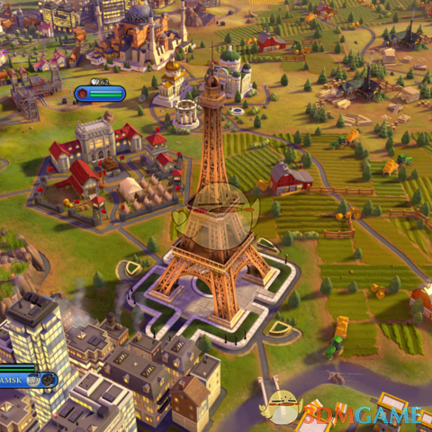 《文明6》里的埃菲尔铁塔，背后这段真实历史挺有意思的