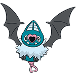 《宝可梦：剑/盾》心蝙蝠简单图鉴与进化说明