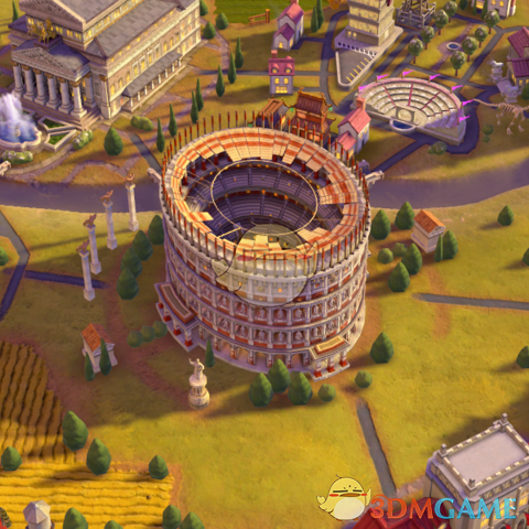 罗马斗兽场：从《文明6》面板数据，到真实历史的血与石