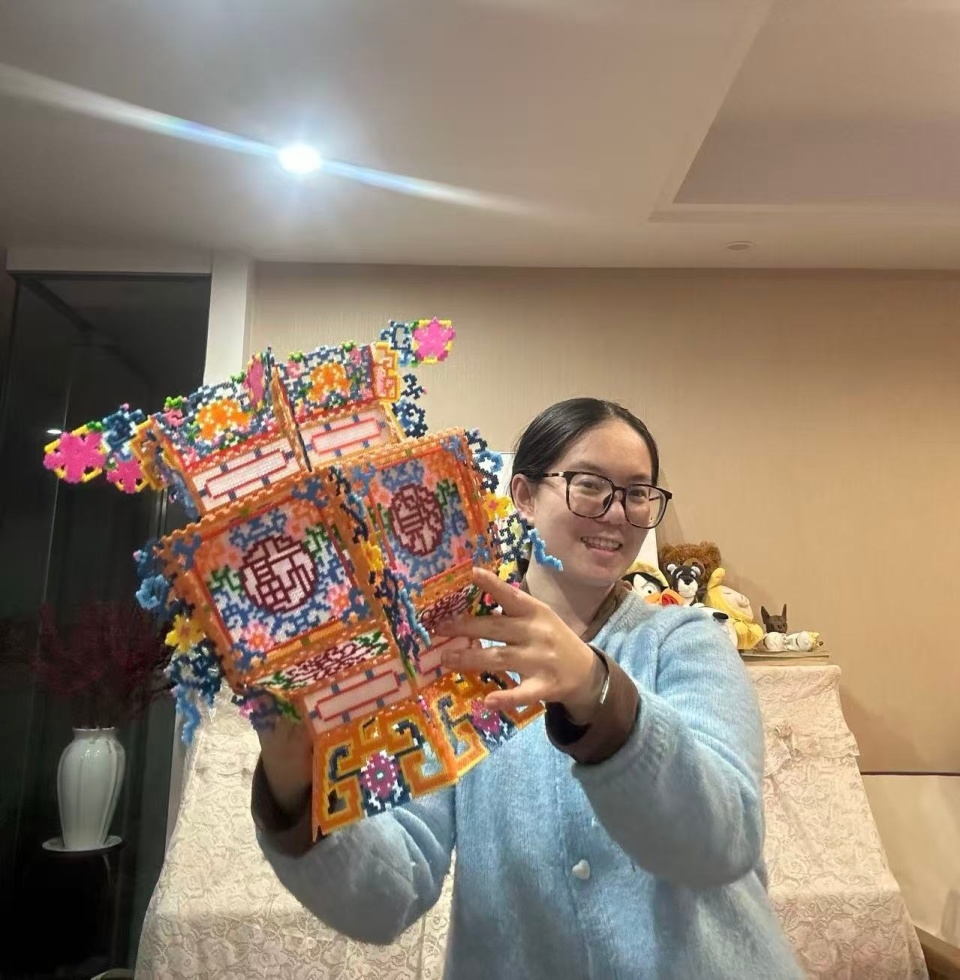 年轻人开始沉浸“拼豆”