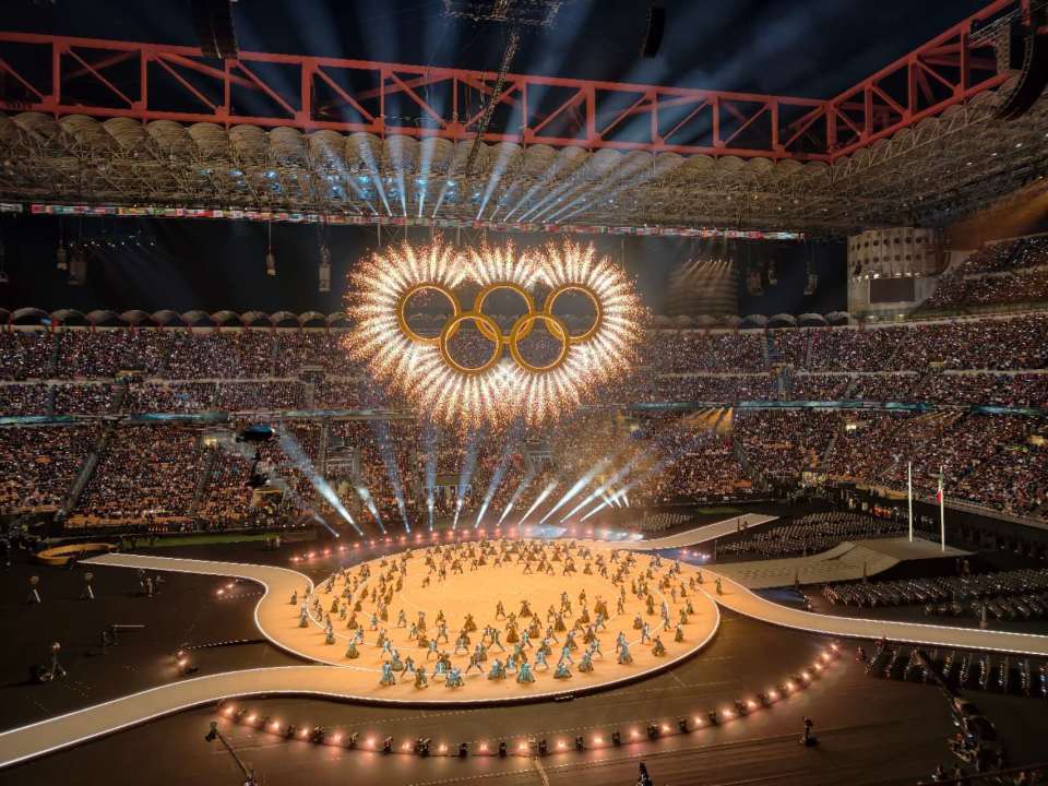 奥运五环出场太惊艳了