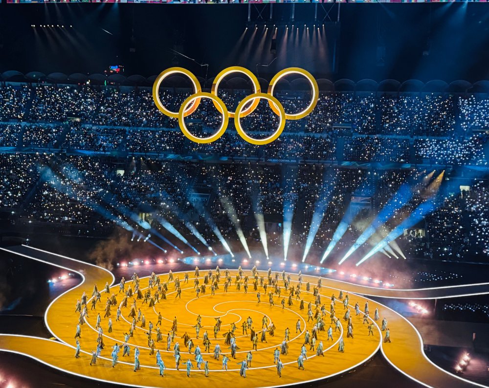 奥运五环出场太惊艳了