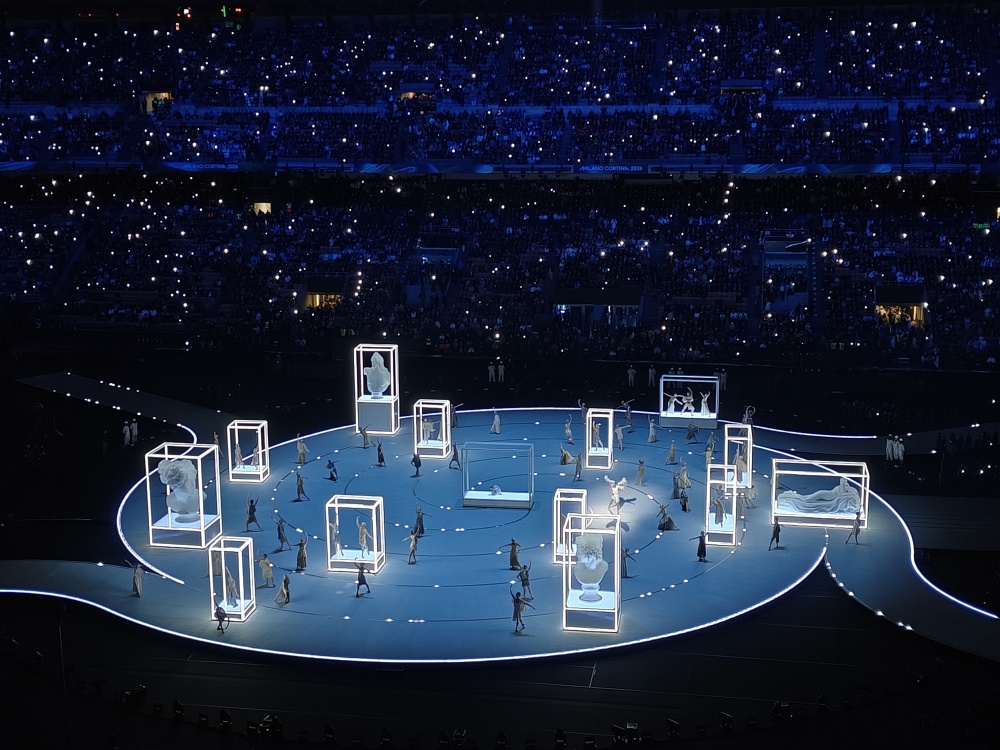 奥运五环出场太惊艳了