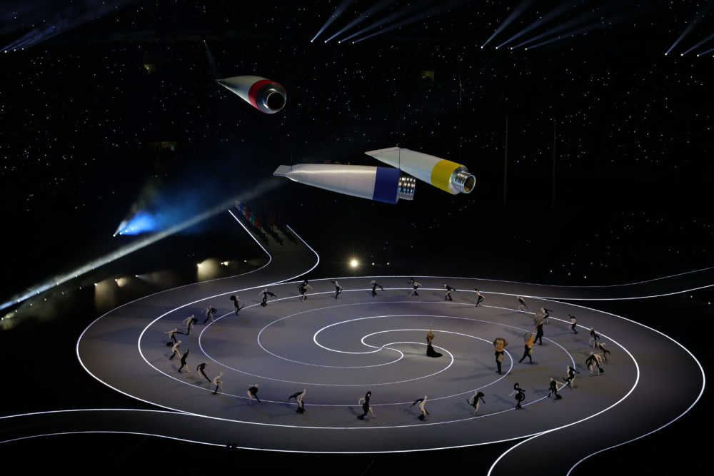 奥运五环出场太惊艳了