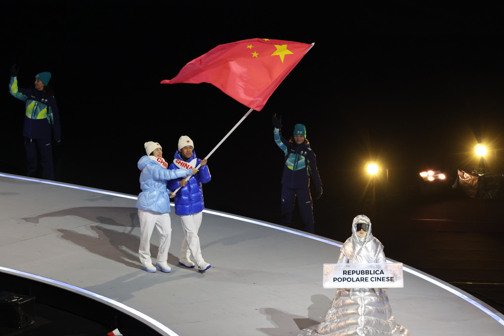 中國體育代表團入場