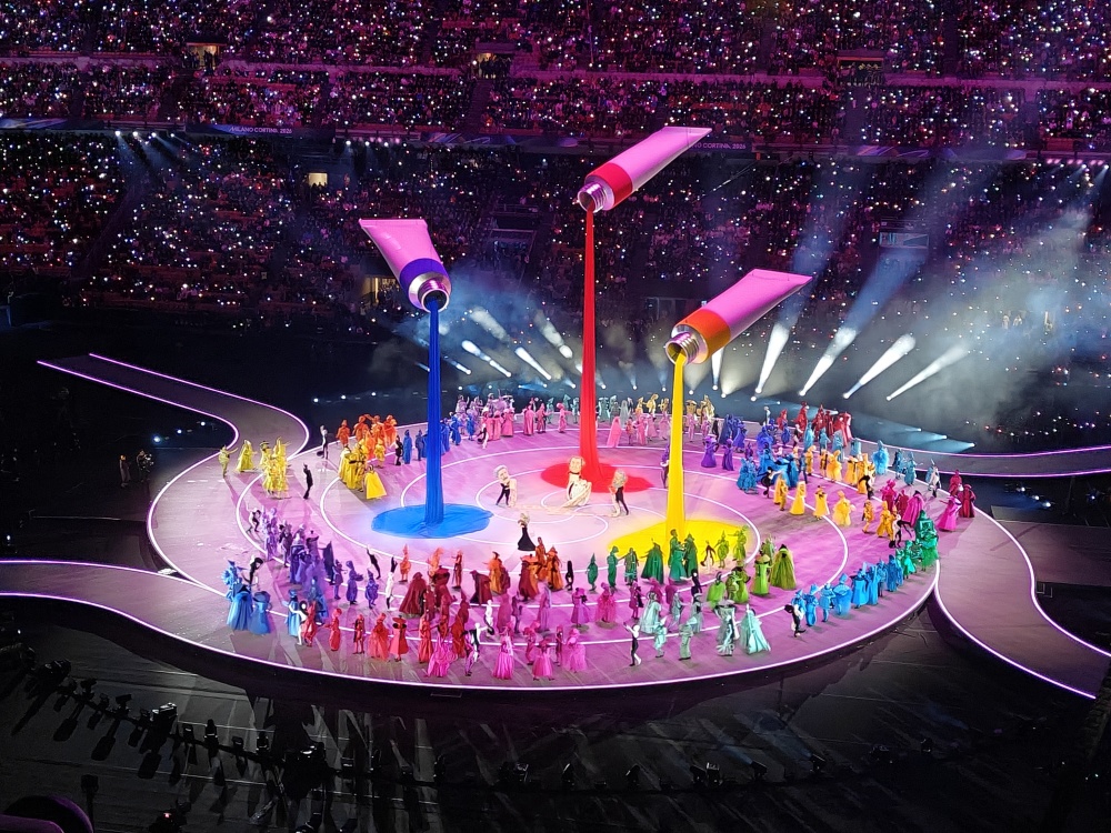 奥运五环出场太惊艳了