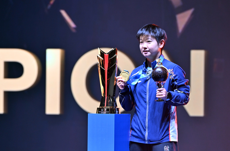 王楚欽勝張本智和奪亞洲杯男單冠軍