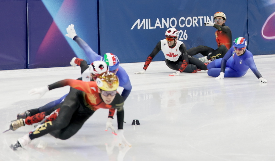 中国短道队无缘男子5000米接力决赛